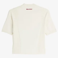 Panel Knitted T-shirt Hvid
