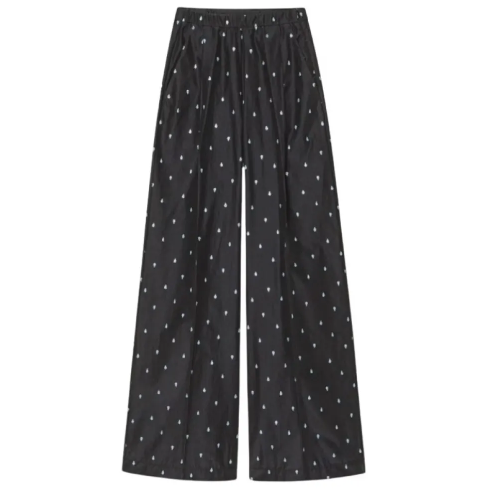 Pantalon large pailleté