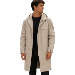 Parka med hætte