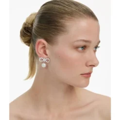 Pearl Bow Earrings