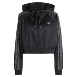 Pearl Cropped Zip Hoodie