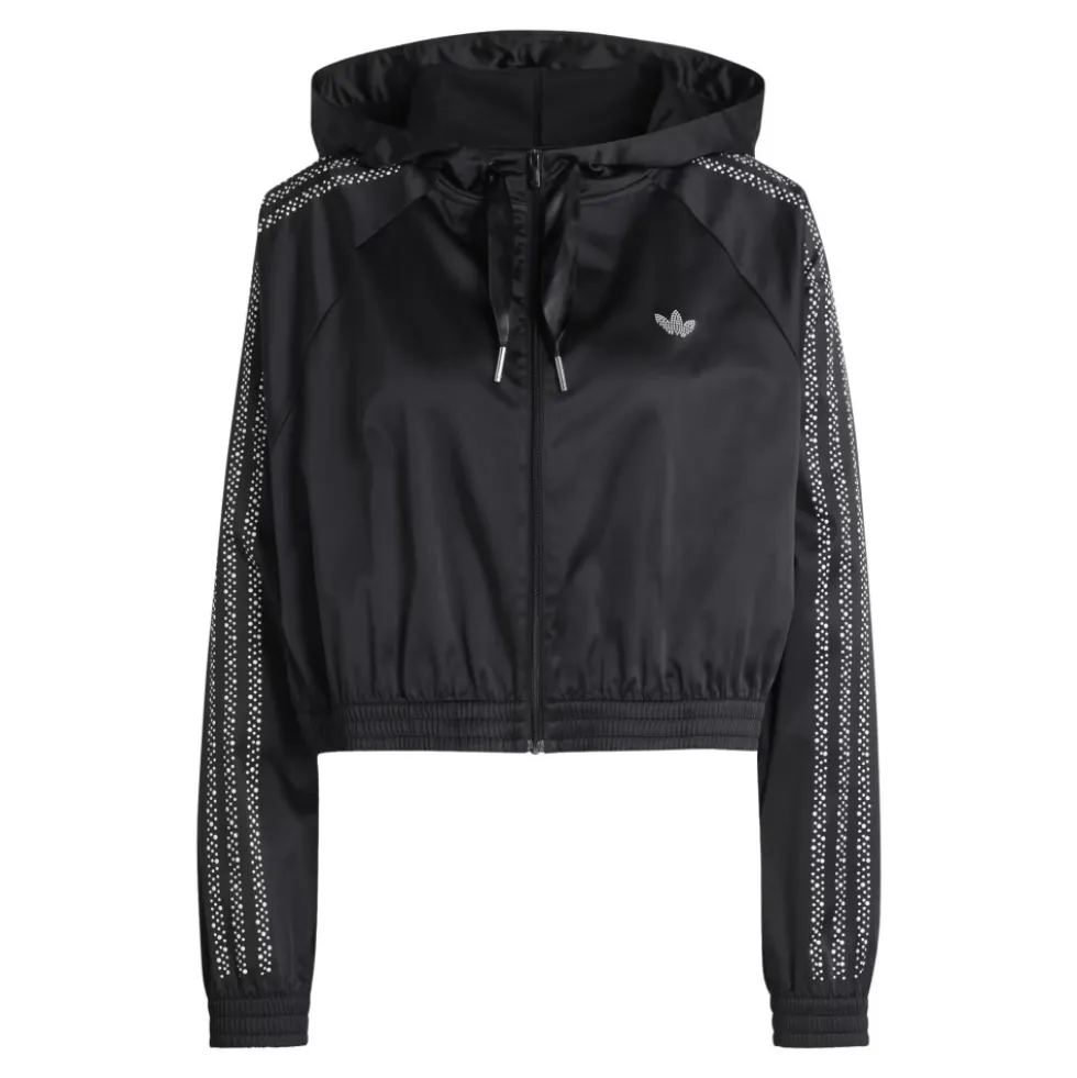 Pearl Cropped Zip Hoodie