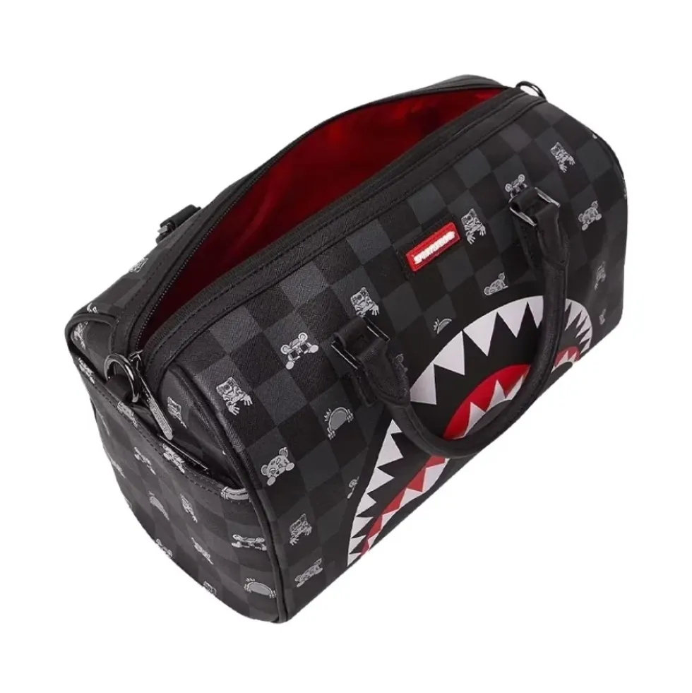 Peeking Character Check Mini Duffle