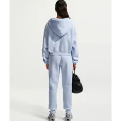 Phoenix Fleece Oversized Cropped Henley Hættetrøje