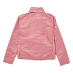 Pink Nylonjakke med Logo
