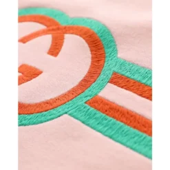 Pink Stribet Kjole