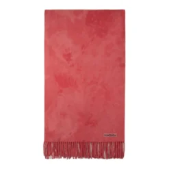 Pink Tørklæde i Tye Dye Uld