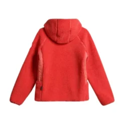Pink Yupik Fleece Hoodie med Lynlås