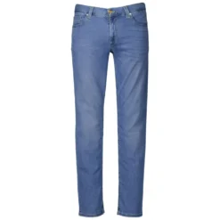 Pipe Jeans Blå Stilfuld Denim