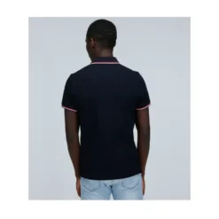 Piquet Polo Shirt med trefarvet kant