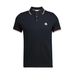Piquet Polo Shirt med trefarvet kant
