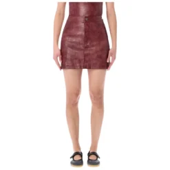 Pleather Mini Skirt