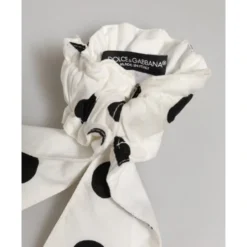 Polka-dot Scarf Tie Scrunchie