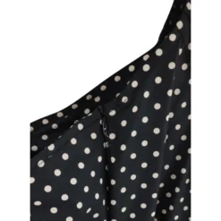 Poplin jumpsuit med polkaprikker