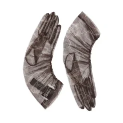 Printed Tulle Gloves