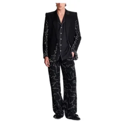 Pyjama skjorte med 9 panets print