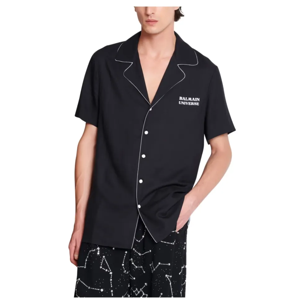 Pyjama skjorte med 9 panets print