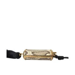 Python Læder Mini Spejl Tassel Taske