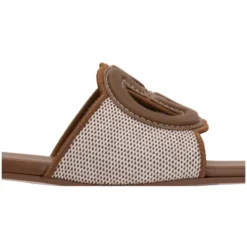 Quilted GG Strap Slipper