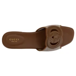 Quilted GG Strap Slipper