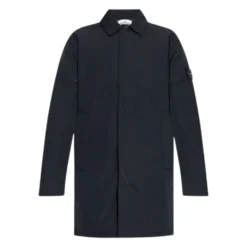 Quilted Single-Breasted Coat