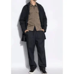 Quilted Single-Breasted Coat