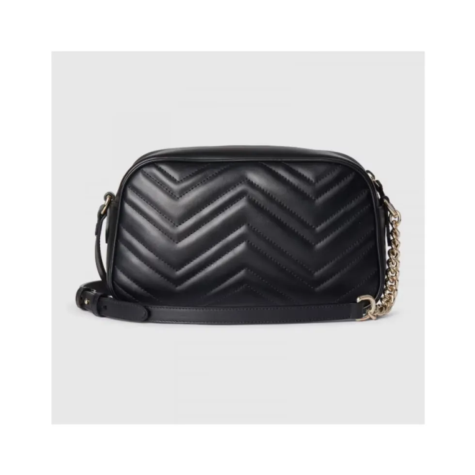 Quiltet Chevron Crossbody Taske