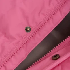 Quiltet jakke i Carmine Rose