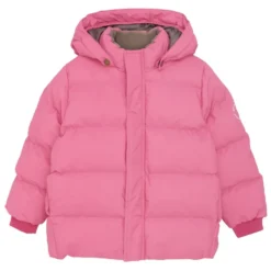 Quiltet jakke i Carmine Rose