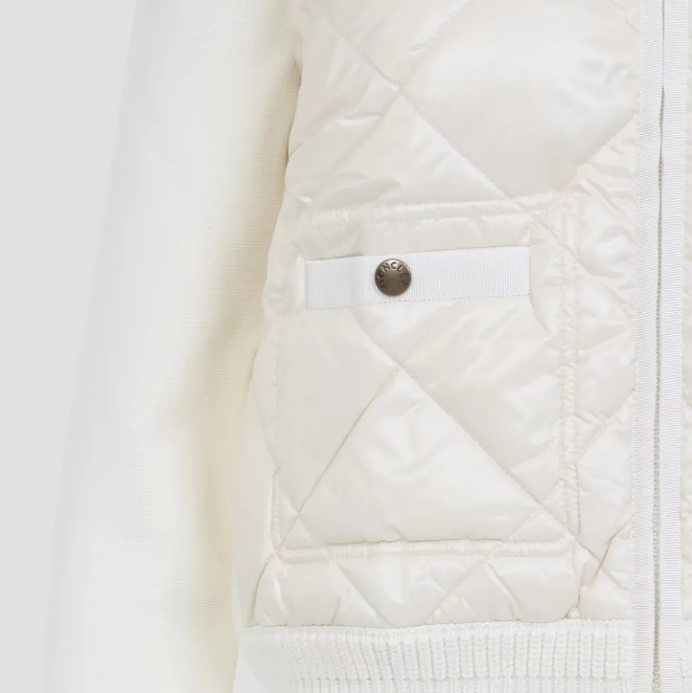 Quiltet strik cardigan