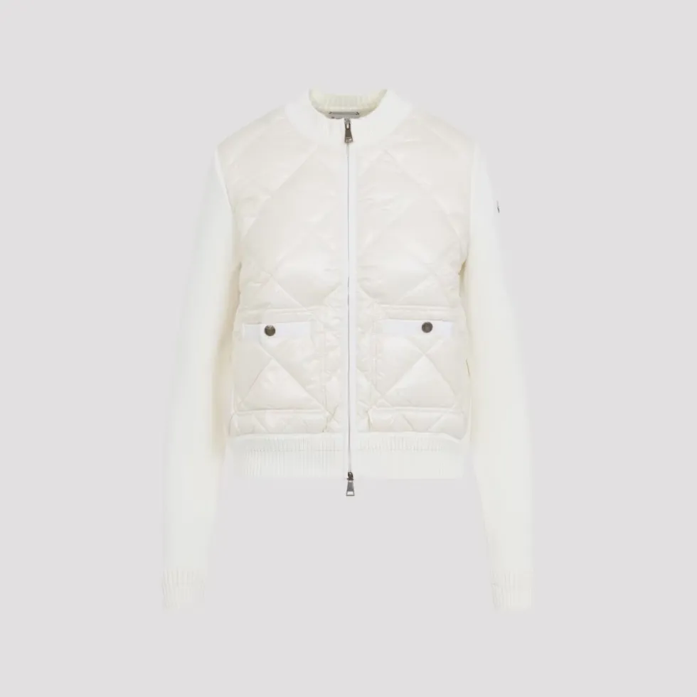 Quiltet strik cardigan