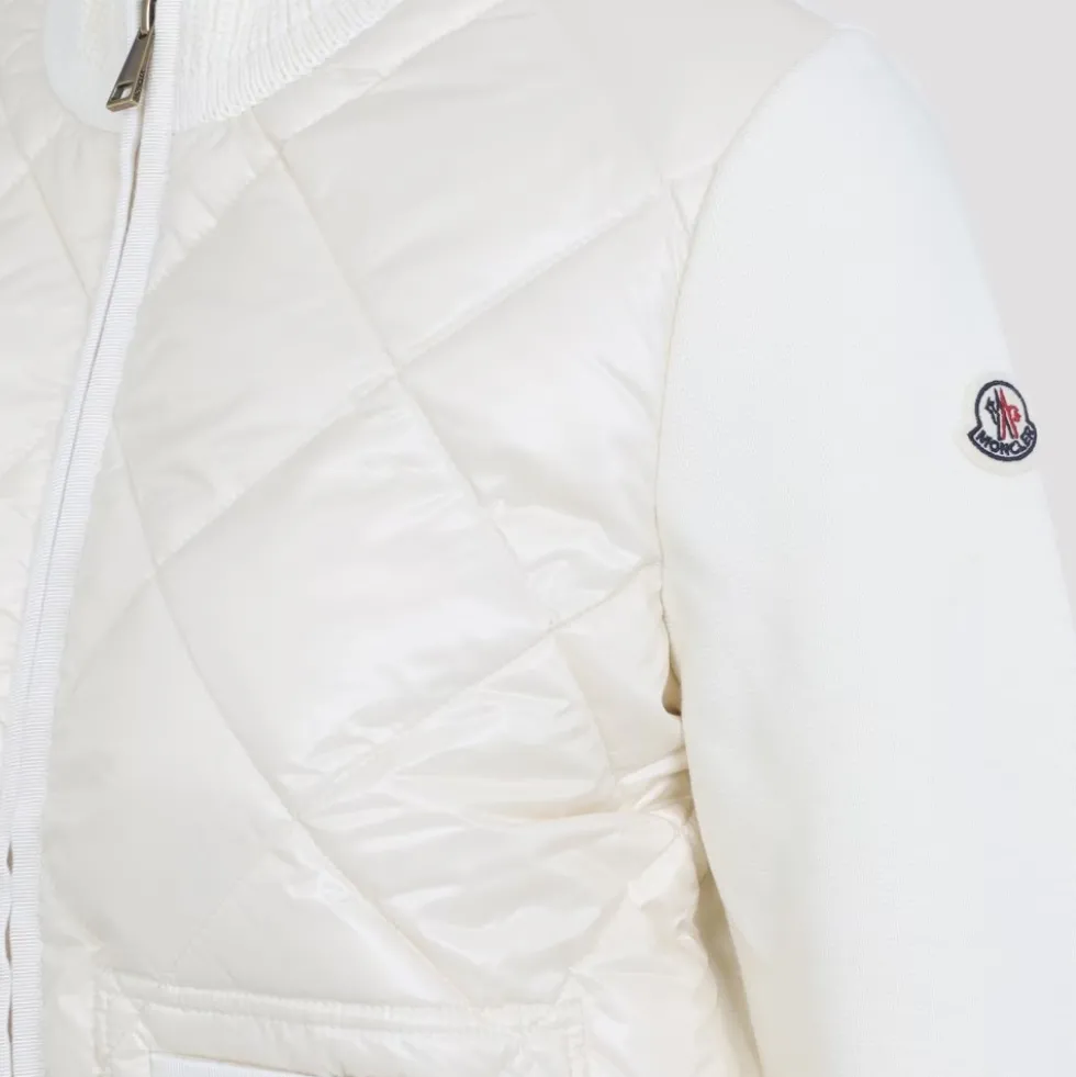 Quiltet strik cardigan