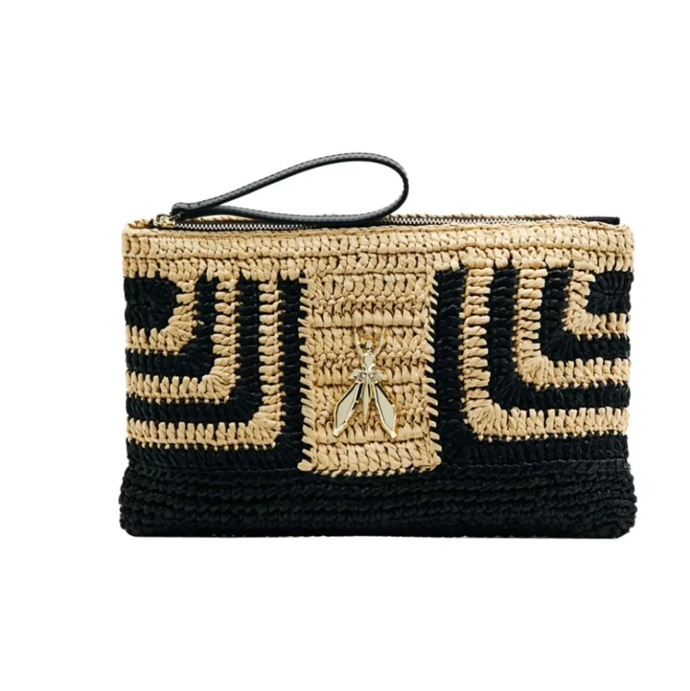 Raffia Clutch