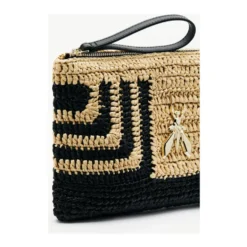 Raffia Clutch