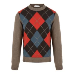 Rød Diamant Sweater til Mænd