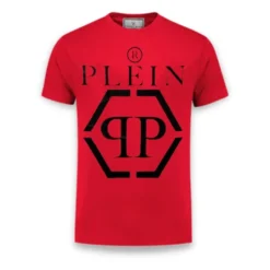 Rød kortærmet T-shirt 2QM004LAA2350979