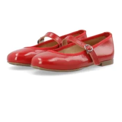 Rød Patent Mary Jane Ballerinaer