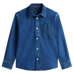 Relaxed Fit Denim Skjorte