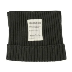 Ribbed Square Beanie