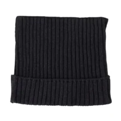 Ribbed Square Beanie