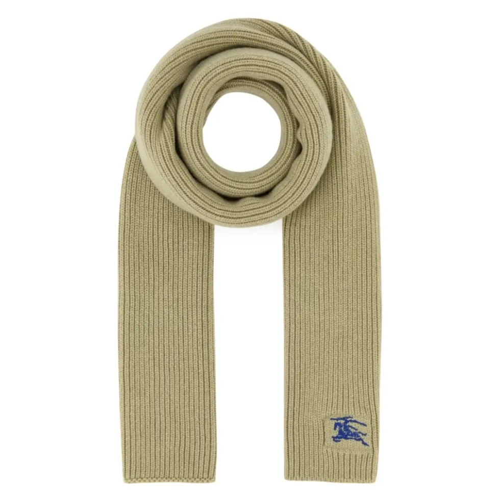 Ribstrikket cashmere tørklæde