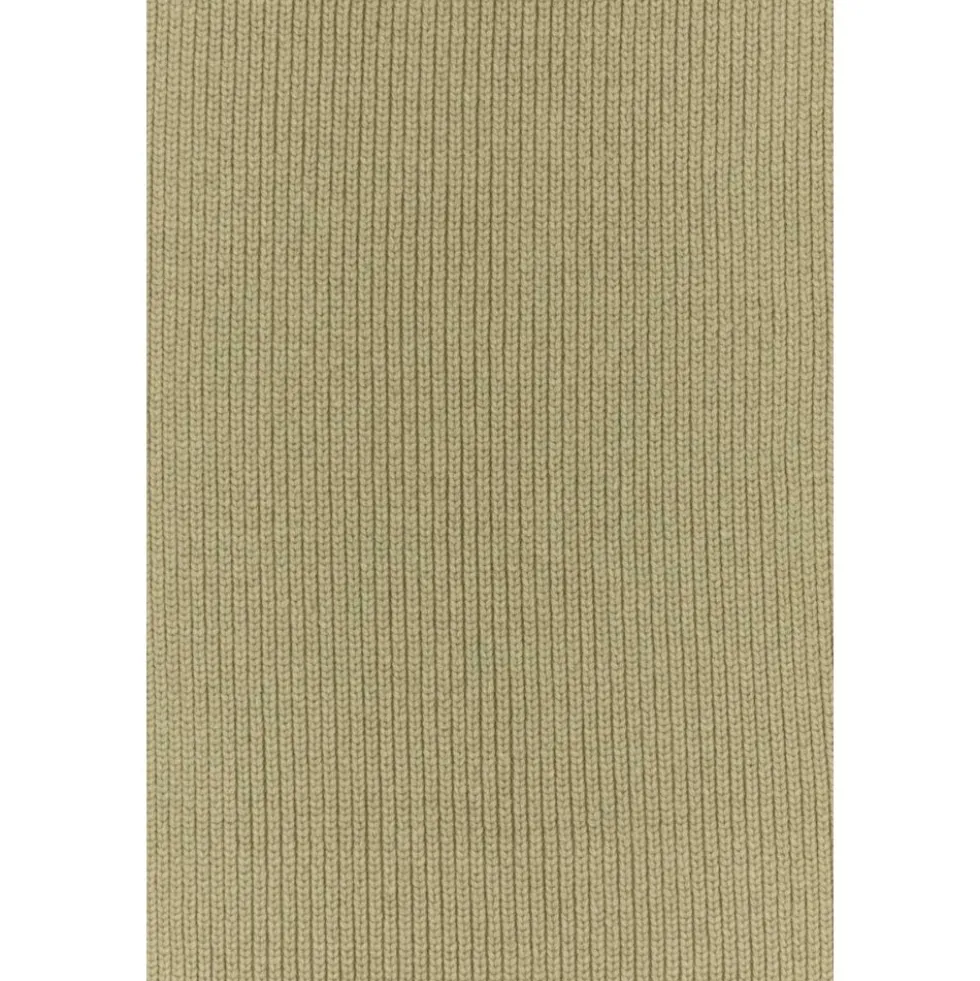 Ribstrikket cashmere tørklæde