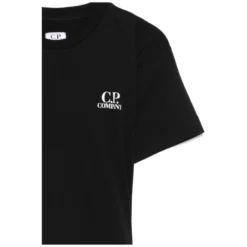 Ribstrikket T-shirt med Rund Hals