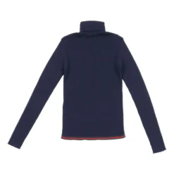 Ribstrikket uld turtleneck