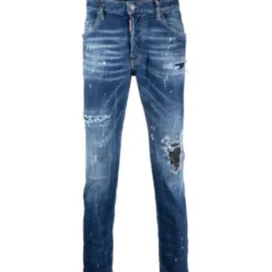 Ripped Indigo Skinny Jeans