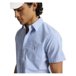 RL Prepster Custom Fit Seersucker Shirt