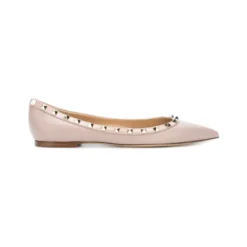 Rockstud Pointed-Toe Ballerina