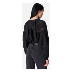 Romantisk Nipoa Bluse med Blonder Detaljer