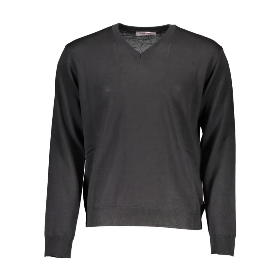 Romeo Gigli Black Wool Men Sweater