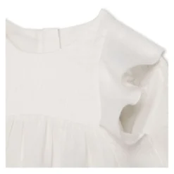 Ruffled Cotton Blouse